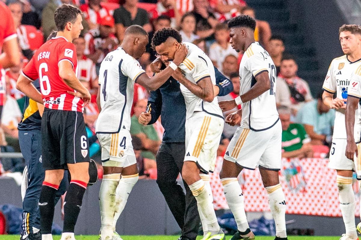 Eder Militão fue operado con éxito de su lesión de ligamentos