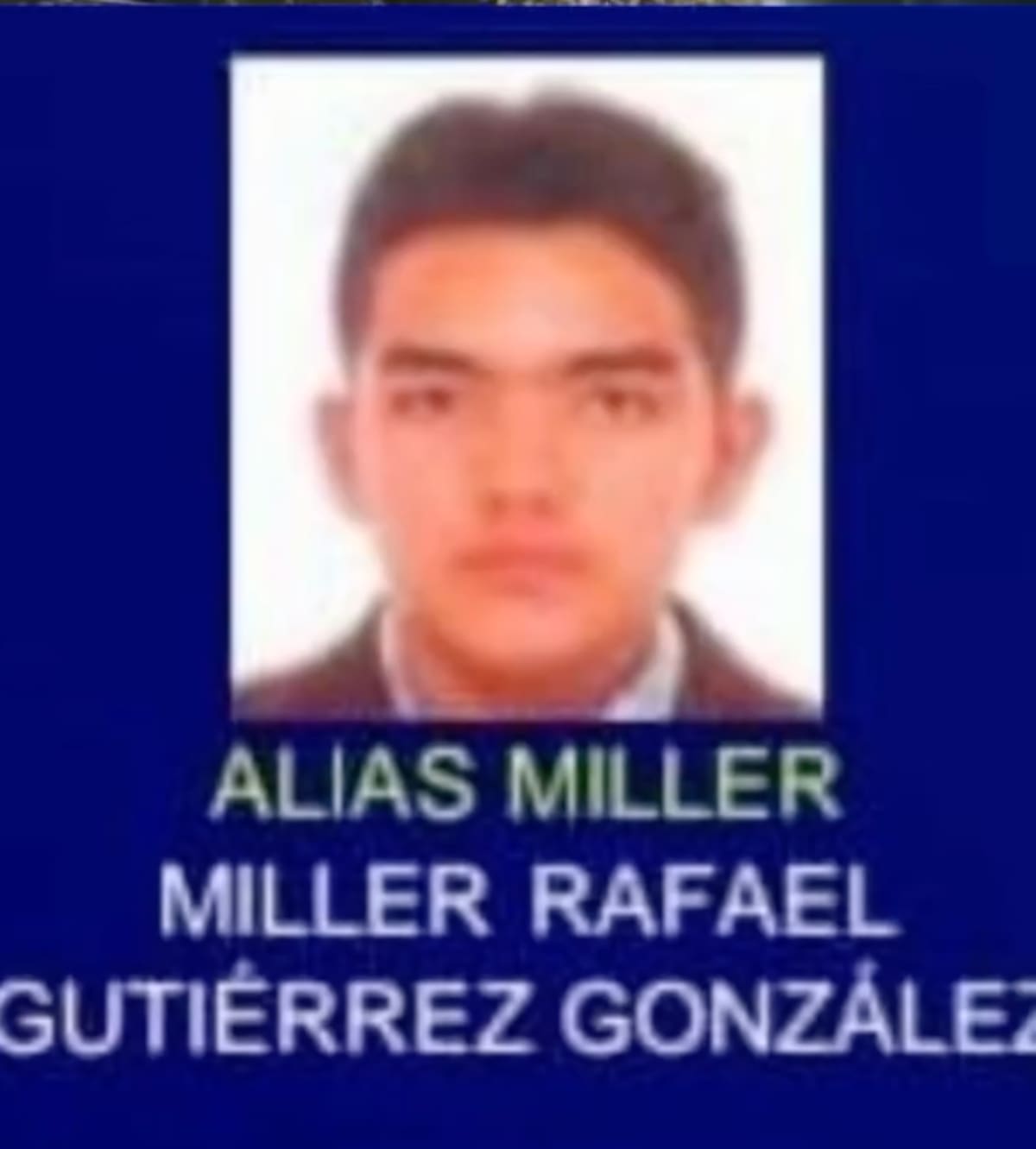 Miller Rafael Gutiérrez González, es la persona contra quien se registró el ataque a bala, estaba entre los más buscados por la Policía en el Atlántico.//Cortesía.
