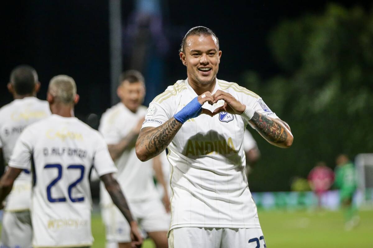 Millonarios es sexto en la tabla de posiciones tras la fecha 10. // Colprensa