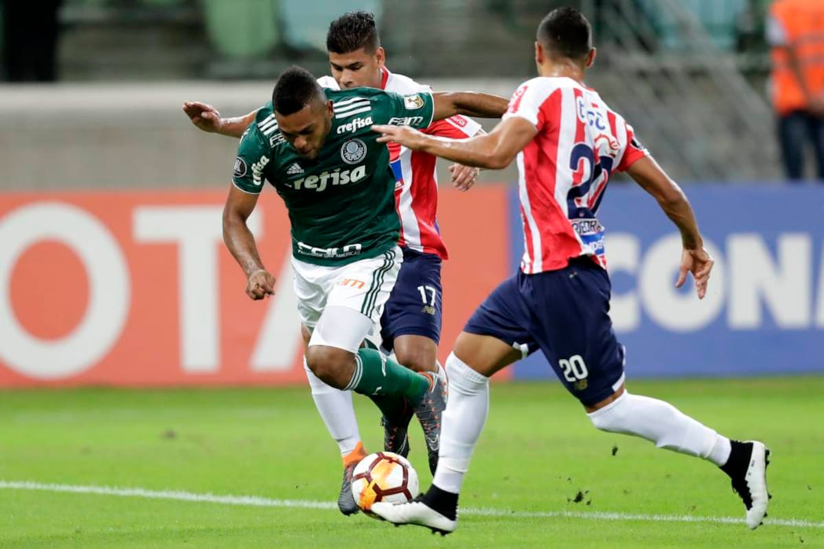 Junior y Palmeiras se enfrentarán una vez más en la Copa Libertadores. //Foto, EFE: Sebastiao Moreira