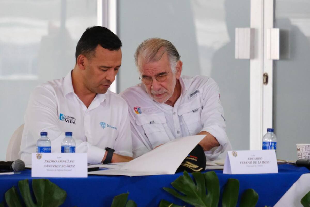 Esto pidió Verano a Mindefensa para fortalecer la seguridad en el Atlántico