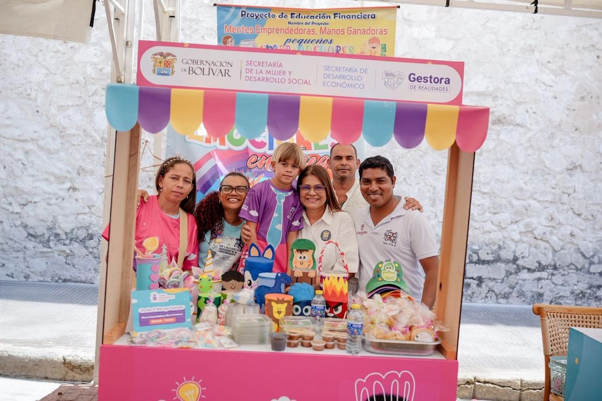 Niños emprendedores brillarán en feria gratuita en Cartagena. // Foto: cortesía.