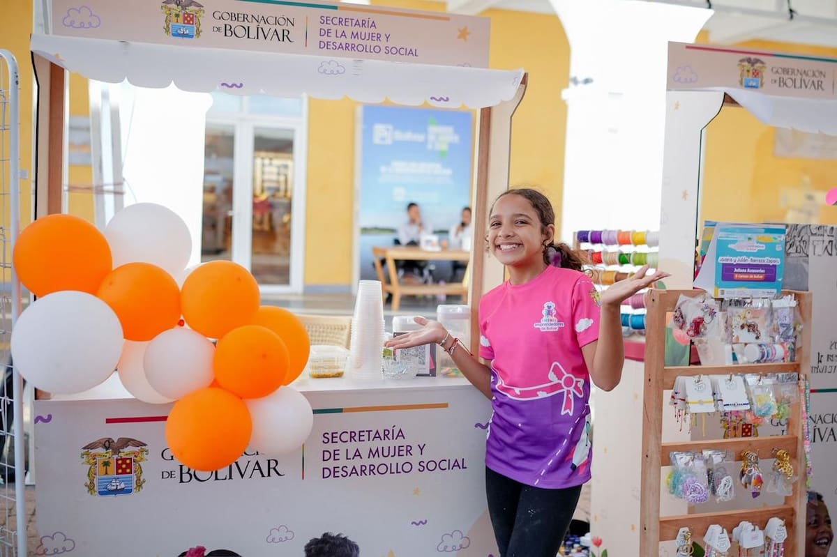 Niños emprendedores brillarán en feria gratuita en Cartagena. // Foto: cortesía.