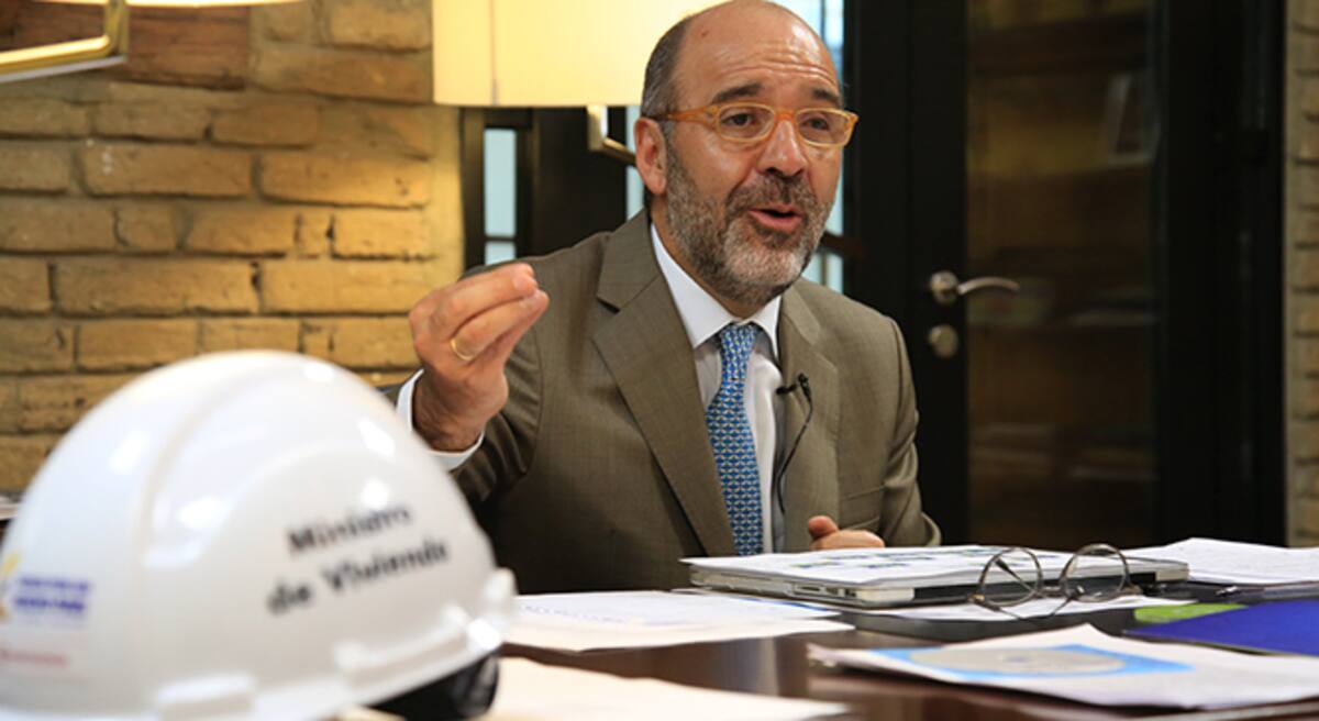 El ministro Camilo Sánchez habla sobre la importancia de los proyectos VIS para los constructores, los subsidios que entrega esta cartera y los objetivos que debería tener el próximo gobierno. Cortesía.