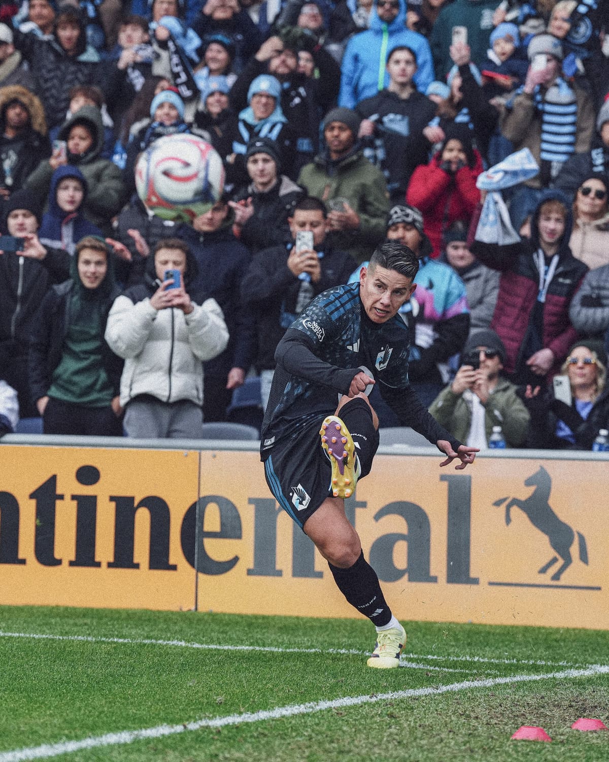 James Rodríguez solo ha jugado 39 minutos con Minnesota United. //Foto: Minnesota United.