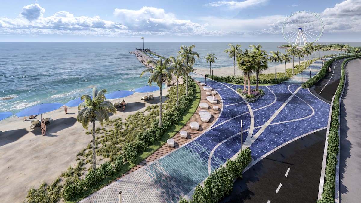 El Mirador del Espolón será otro de los espacios que harán parte del Gran Malecón del Mar. // Foto: Cortesía.