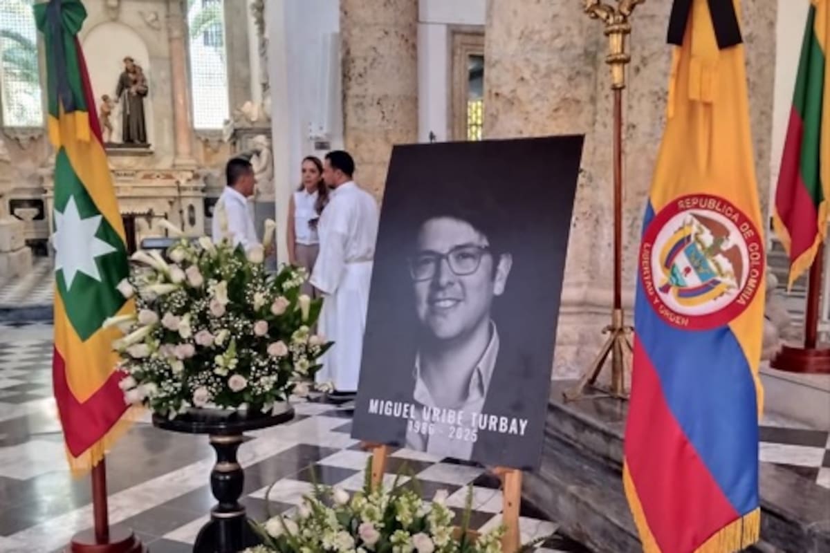 Así fue la misa que realizó la Alcaldía de Cartagena por Miguel Uribe