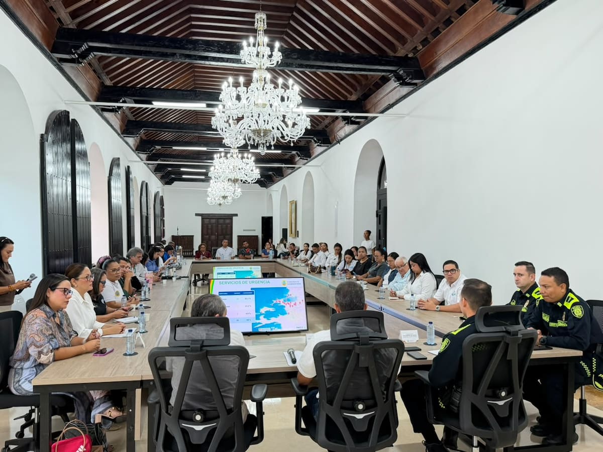 Distrito de Cartagena, IPS y Policía Nacional activan plan de protección a misión médica durante las Fiestas de Independencia y fin de año. // Foto: Cortesía - Alcaldía de Cartagena.