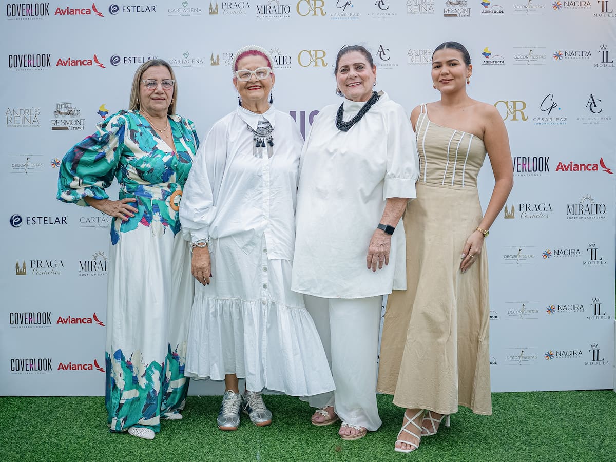 Nidia De La Ossa, Míriam Cotes Uribe, Sonia Abuita Nazzar, Sofía Benavides Pavón. //Fotos cortesía: Iván Buelvas Martínez
