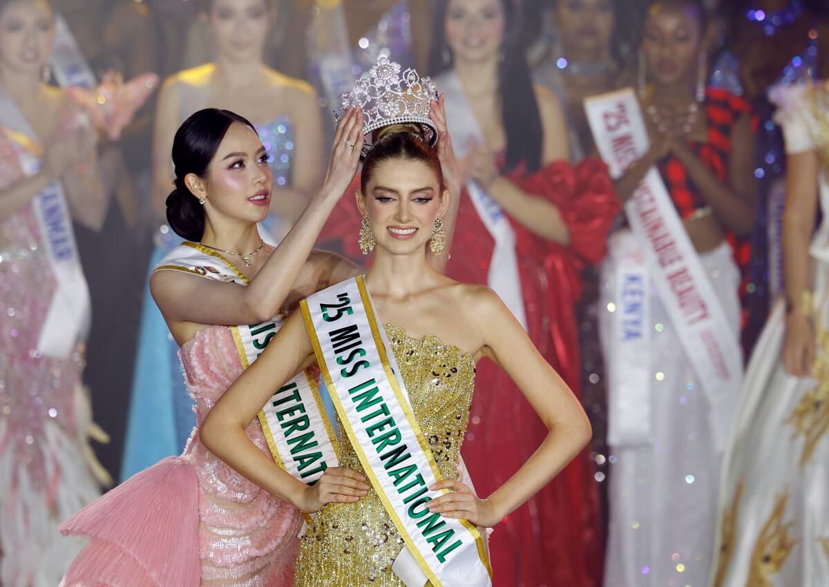 Catalina Duque Abréu fue coronada Miss International en noviembre del 2025. //Foto: EFE.