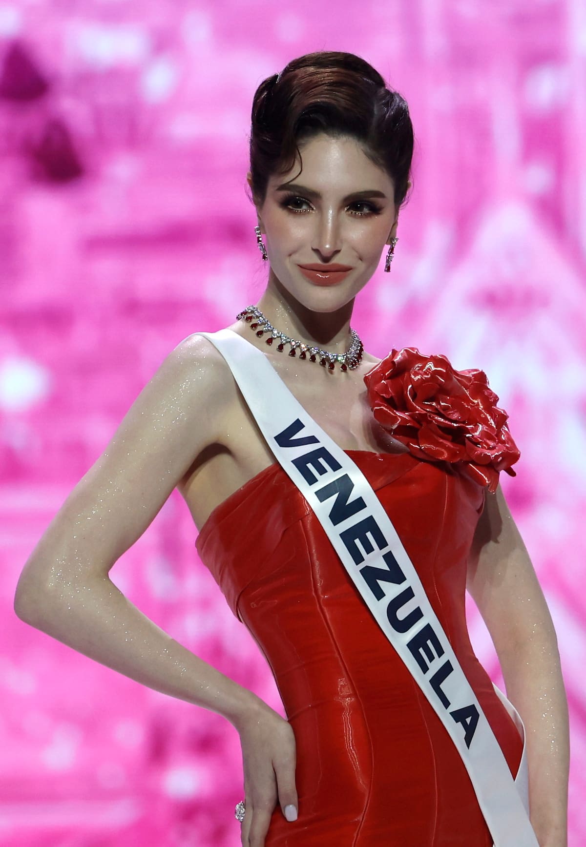 Miss Venezuela Stephany Abasali. //Foto: EFE.