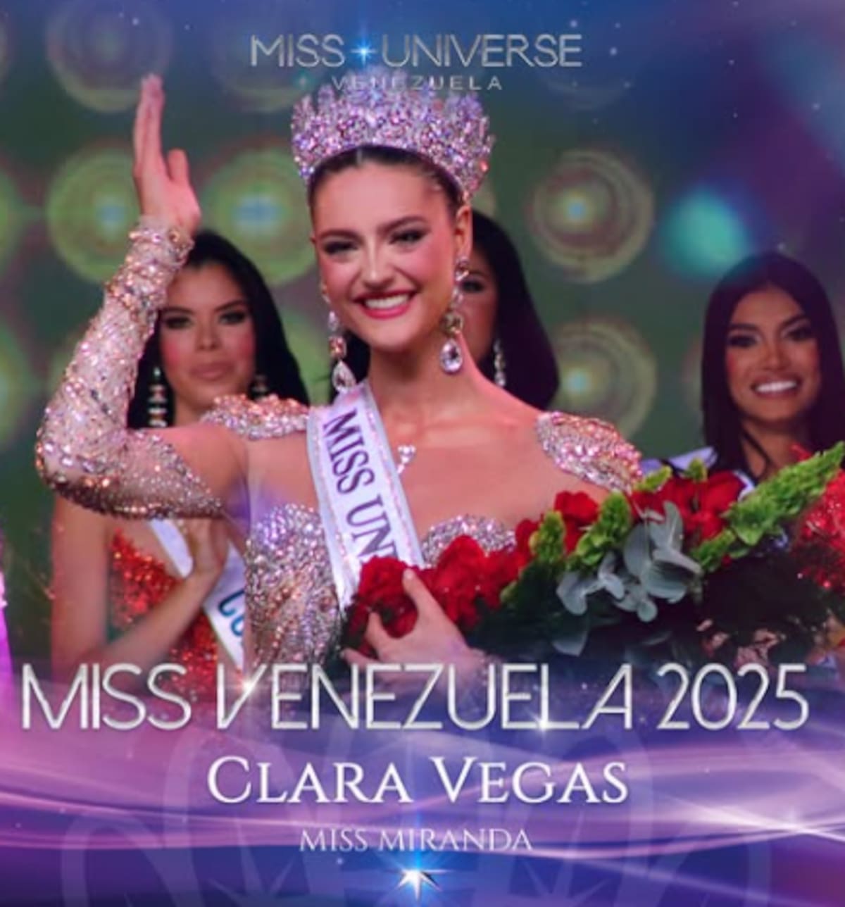 Clara Vegas Goetz es Miss Universe Venezuela 2025-2026. //Foto: IG @venevision.