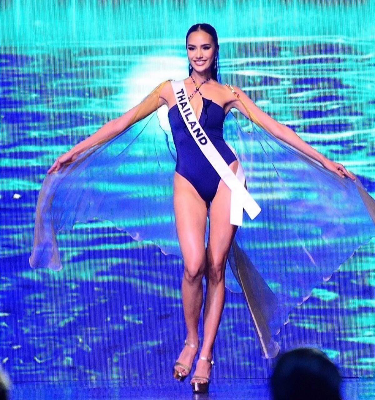 Miss Tailandia entre el top 5. //Foto: Tomoda de redes sociales.