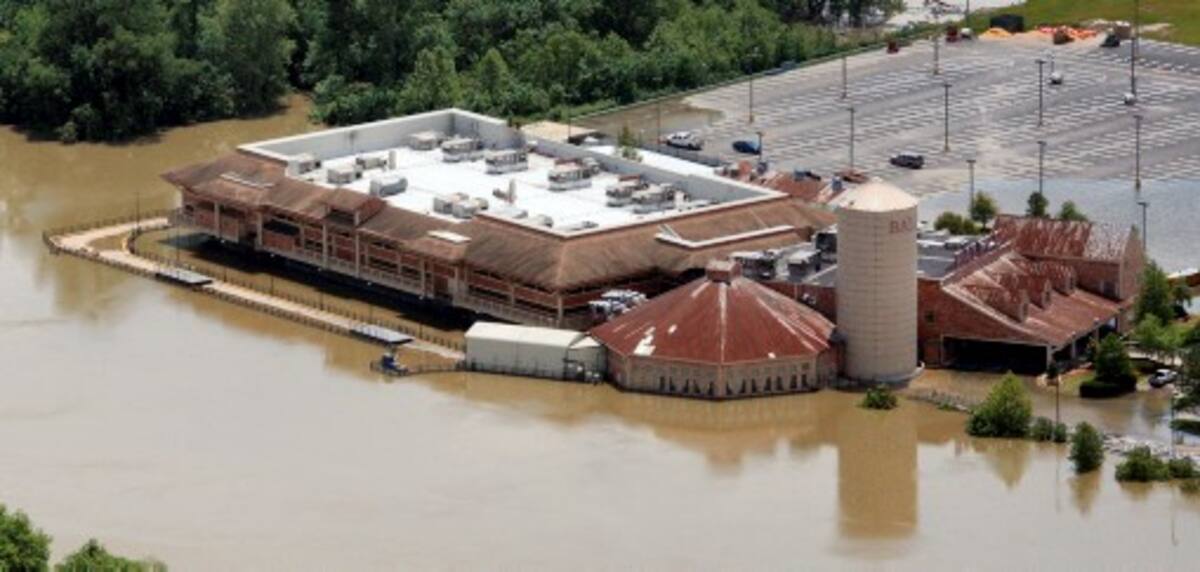 El río Mississippi se volvió seis veces más ancho de lo que estaba. AP