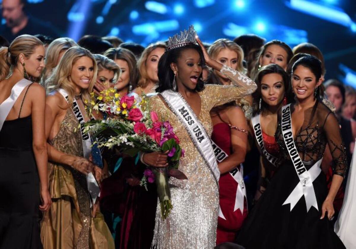 Barber es el primer miembro del ejército estadounidense que gana Miss USA. AFP Ethan Miller