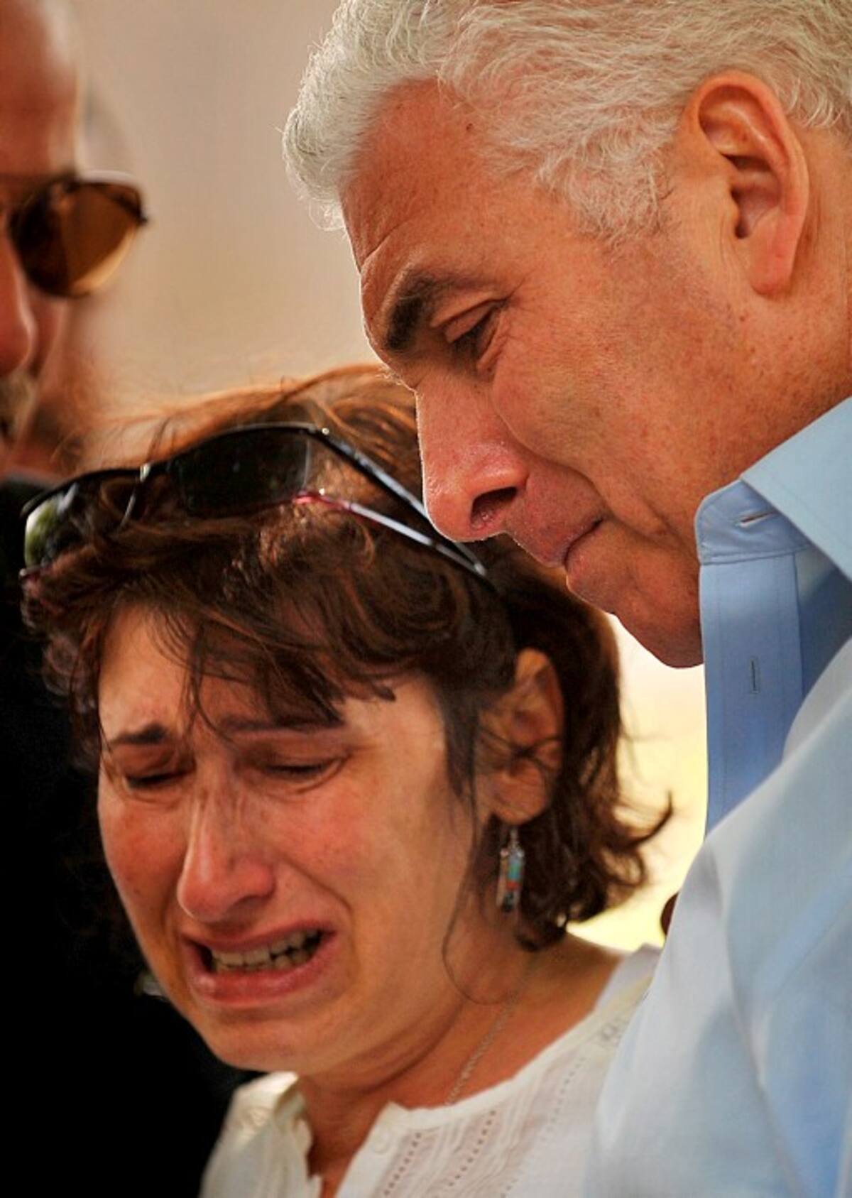 Los padres de Amy Winehouse lloran la muerte de su hija. AFP BEN STANSALL