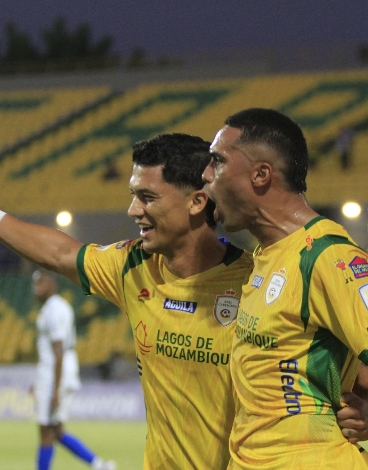 Fredy Montero y Mauro Manotas, dos goleadores de Real Cartagena. //LUIS HERRÁN EL UNIVERSAL