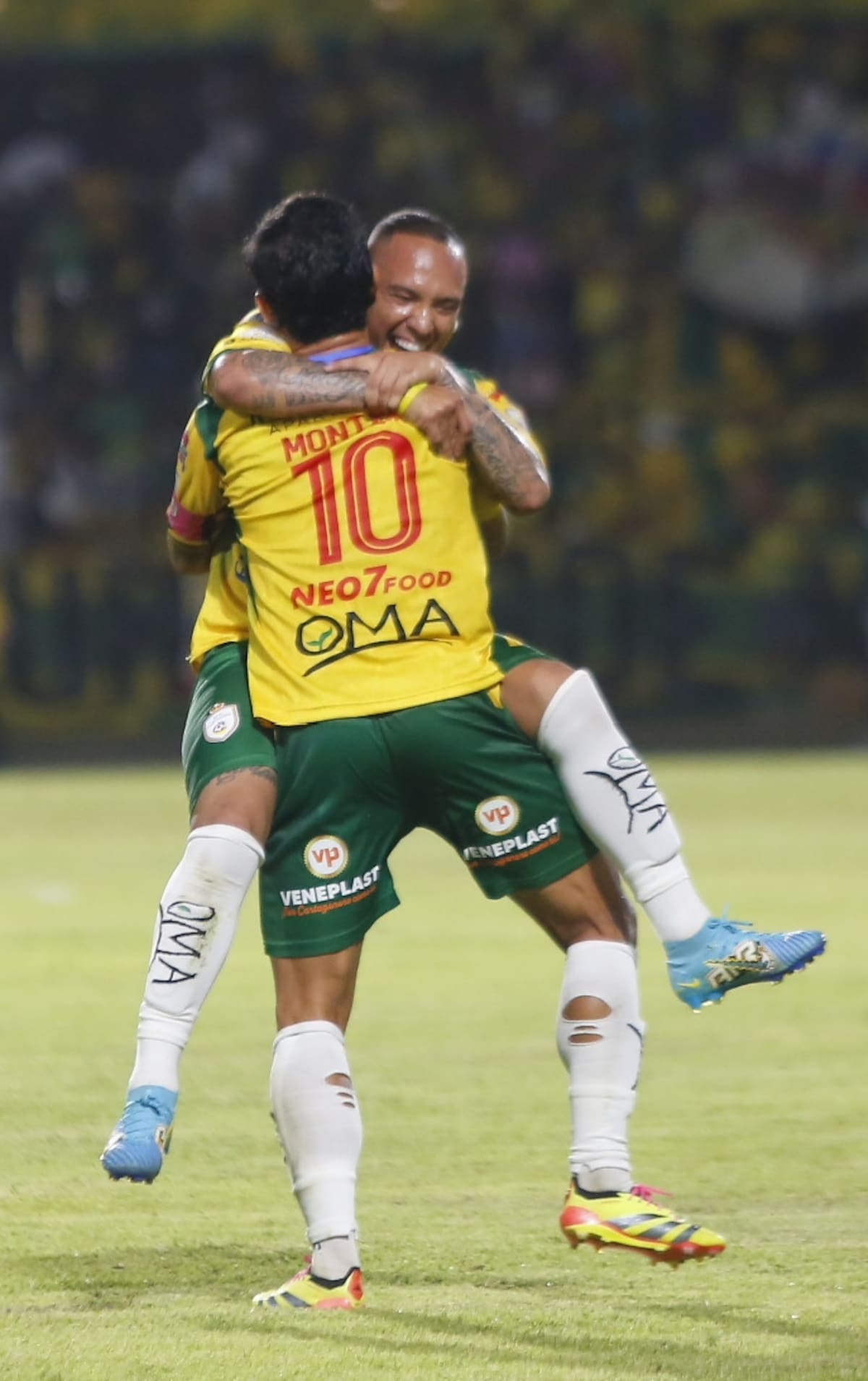 Fredy Montero y Jarlan Barrera marcarán los goles de Real Cartagena, según la IA. //Foto: Luis Eduardo Herrán - El Universal