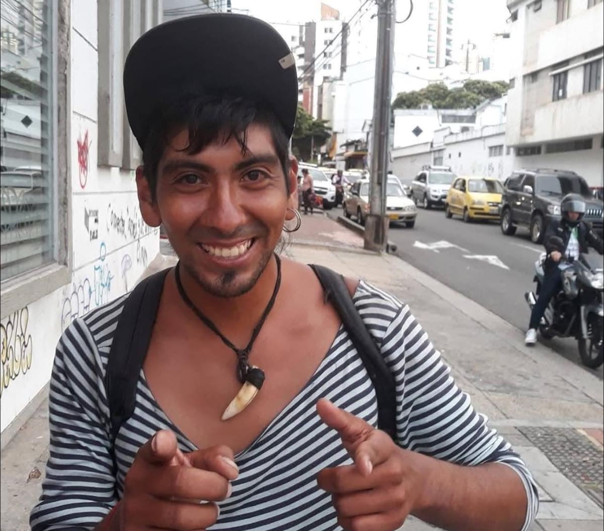 Ángel Luciano Morales, mochilero argentino que fue hallado sin vida en Piedecuesta, Santander. // Foto: tomada de Facebook - FocoNoticias.