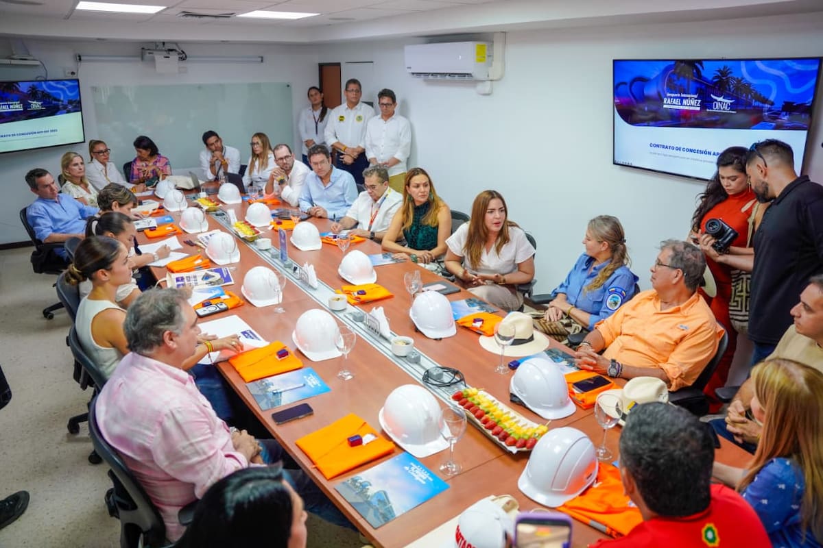 Modernización del aeropuerto de Cartagena busca avanzar con mesa de alto nivel. // Foto: cortesía - Oinac