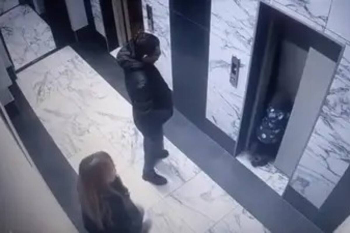 Video: niño cae por hueco de ascensor y su padre logra rescatarlo a tiempo
