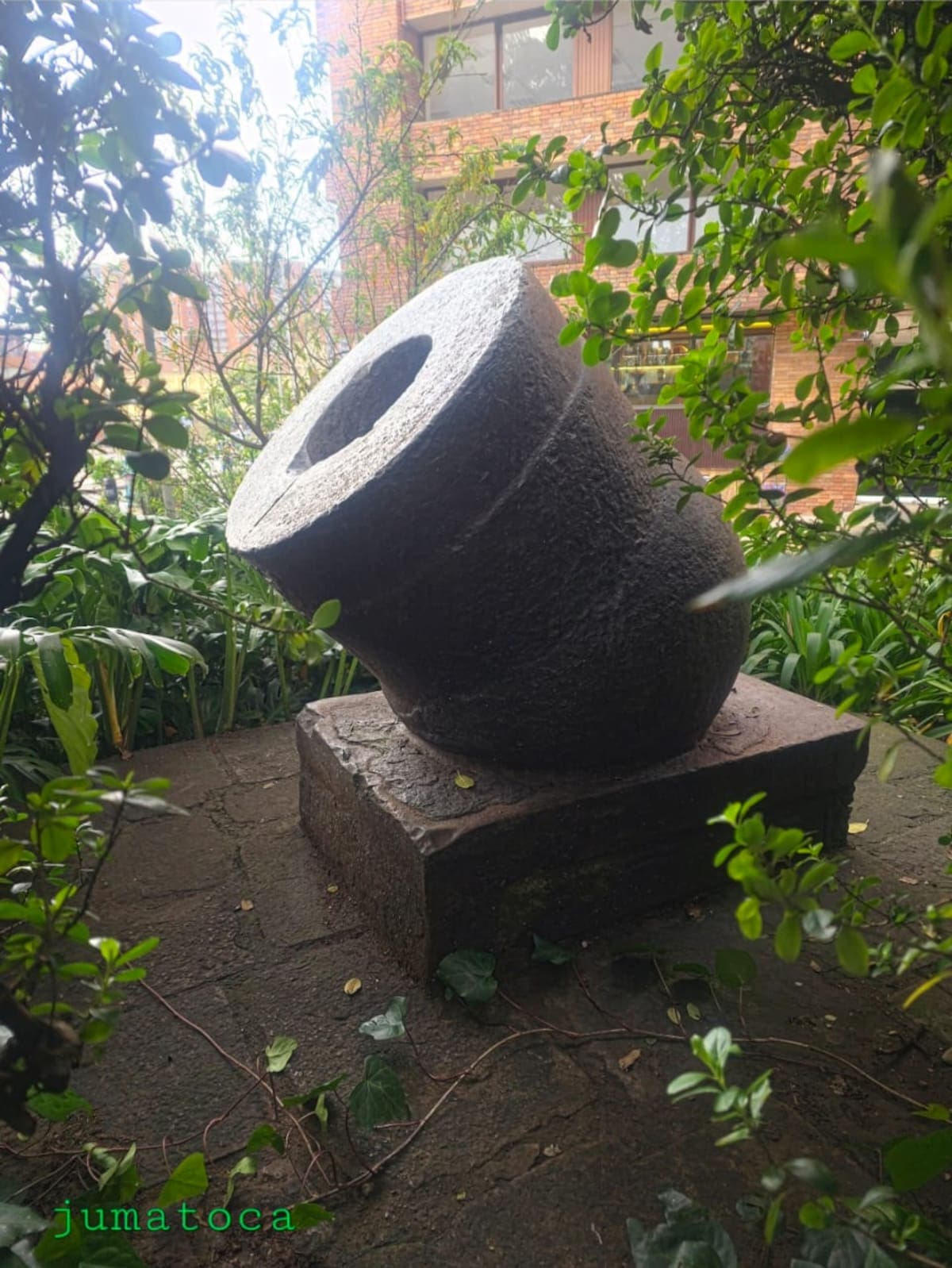 Mortero que está en el Museo Nacional de Colombia. //Foto: Cortesía.