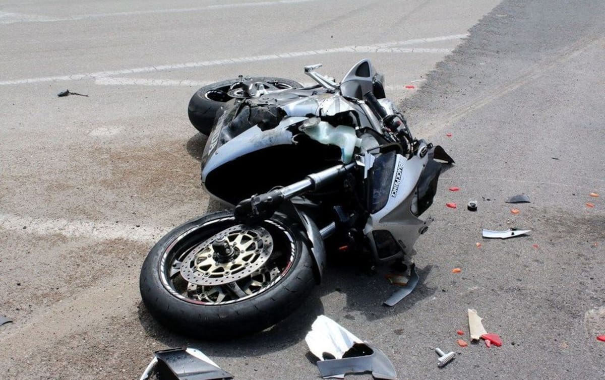 El accidente de moto ocurrió en vías de Medellín a comienzos de noviembre. // IMAGEN DE REFERENCIA