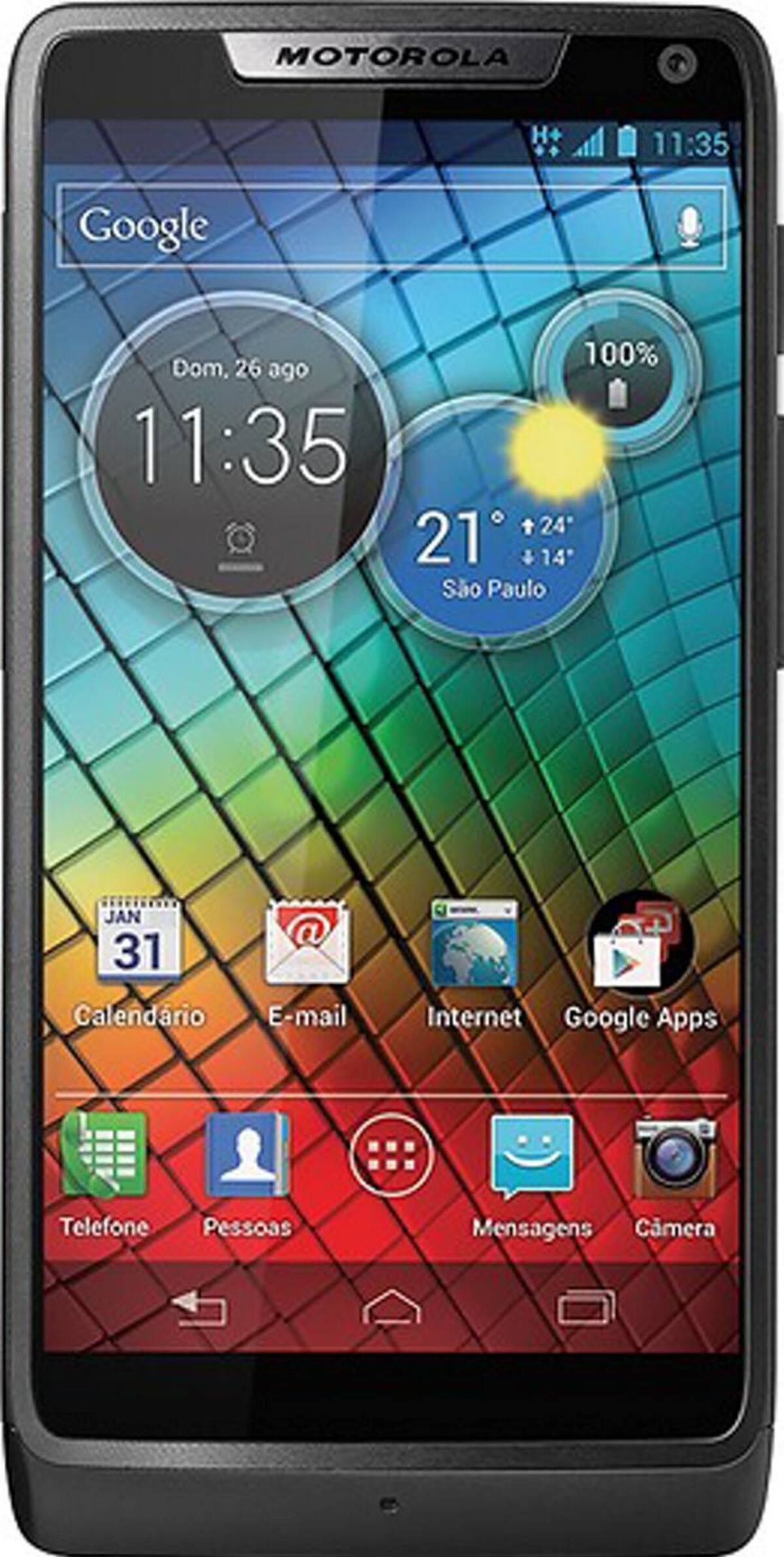 El nuevo hijo de Motorola se llama “Razr i” y su valor diferenciador es el procesador Atom de Intel que le permite al equipo alcanzar velocidades de hasta 2.0 G COLPRENSA