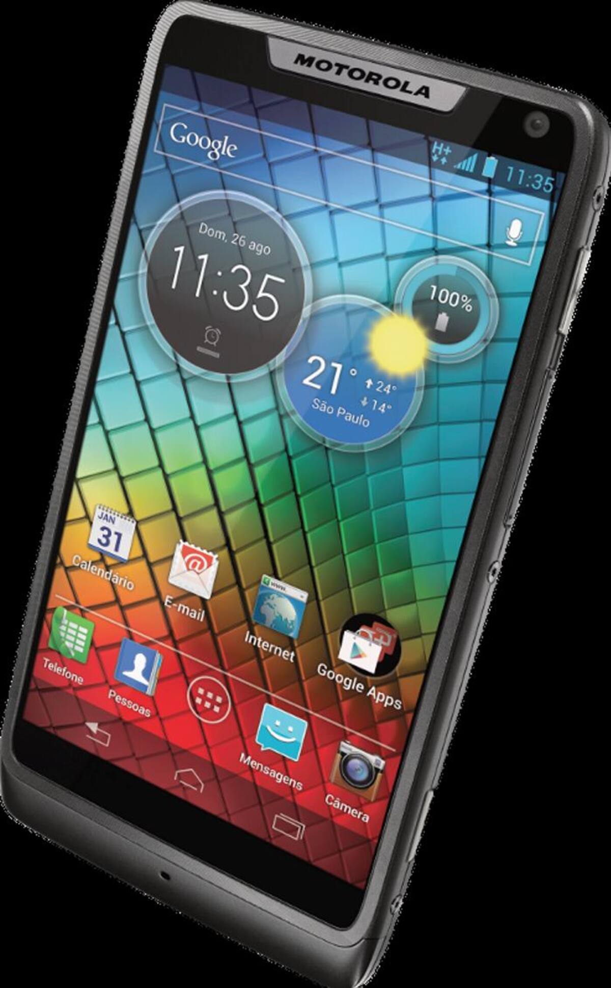 El nuevo hijo de Motorola se llama “Razr i” y su valor diferenciador es el procesador Atom de Intel que le permite al equipo alcanzar velocidades de hasta 2.0 G COLPRENSA