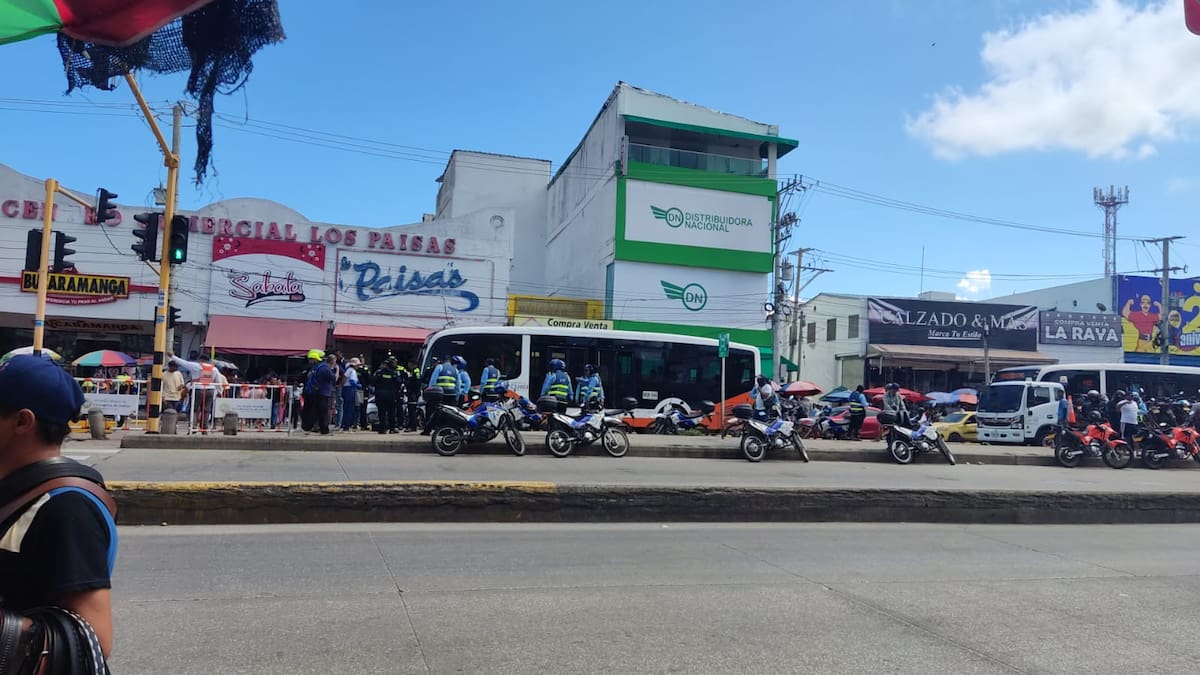 Motos inmovilizadas por el DATT, tras incumplir las normas de tránsito.//Foto: cortesía