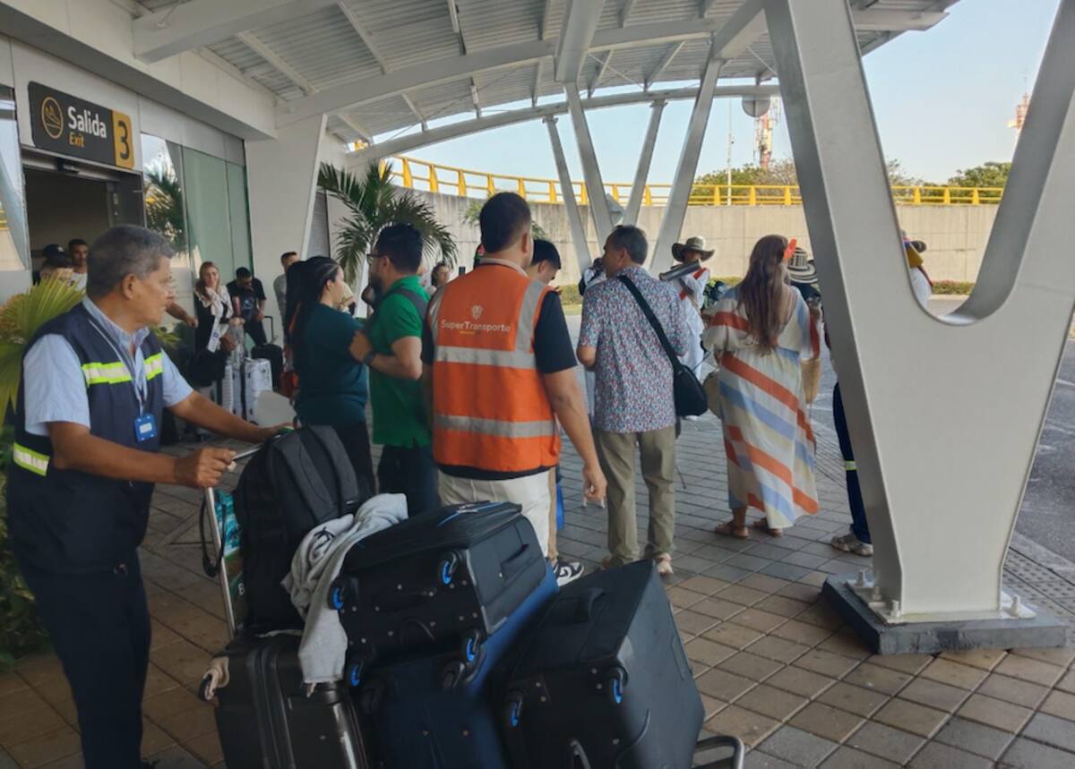 Según Mafe Carrascal, ministra de Transporte, este viernes se espera lleguen a Barranquilla, vía aérea, unos 12.000 pasajeros.//Cortesía Mintransporte.