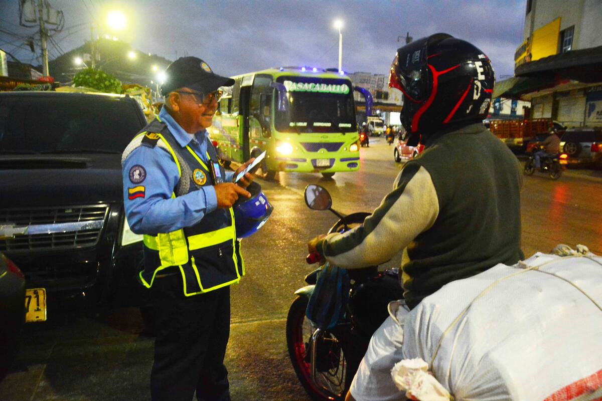 El balance en materia de movilidad durante la noche del 31 de diciembre de 2024 en Cartagena. // Cortesía.