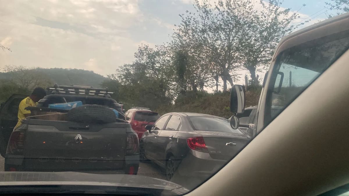 Movilidad paralizada en la Troncal de Occidente. // Suministrada