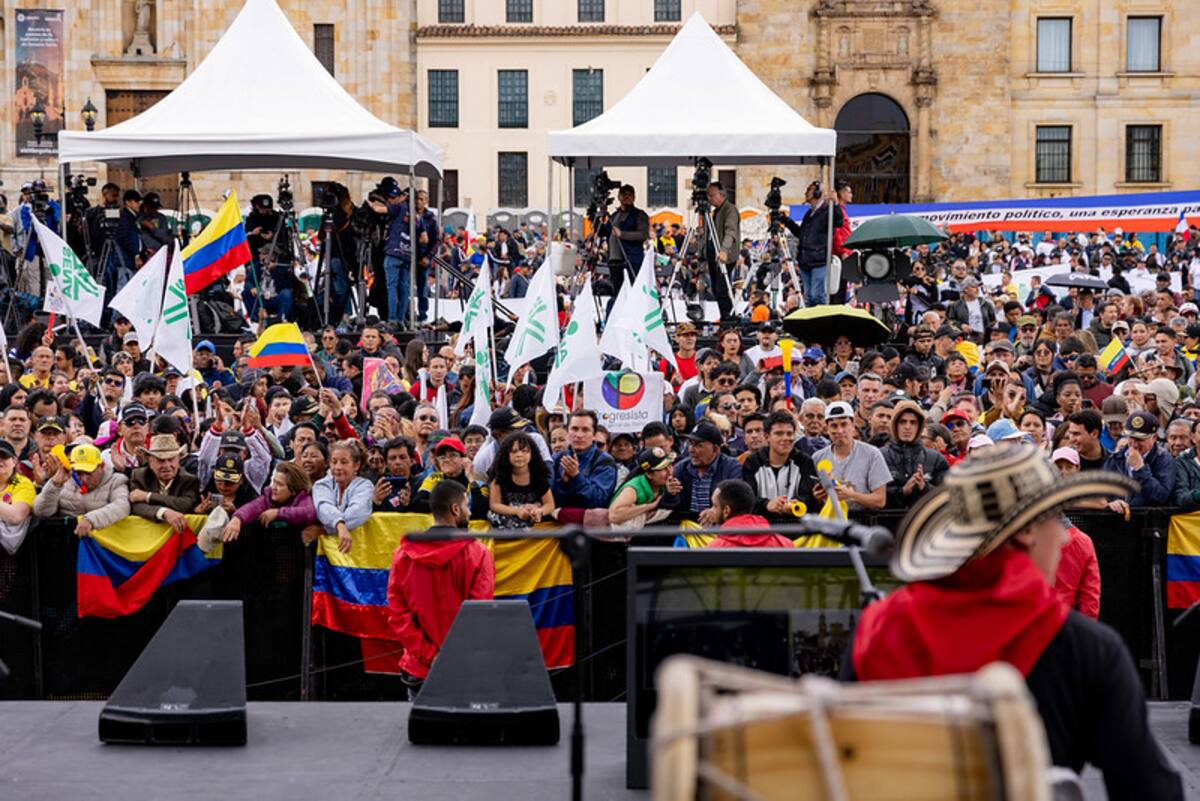 Movilizaciones en Colombia por el salario mínimo este 19 de febrero de 2026. // cortesía Presidencia