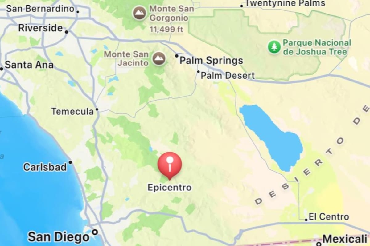 Fuerte temblor sacudió el sur de California, en Estados Unidos