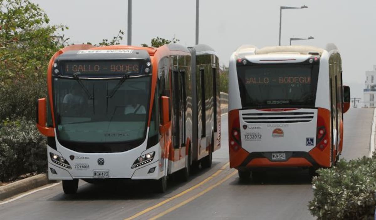 Mañana se inicia la etapa comercial del SITM de Cartagena, Transcaribe. El valor del pasaje es de 2.000 pesos y la tarjeta tendrá un valor de 4.000. EL UNIVERSAL