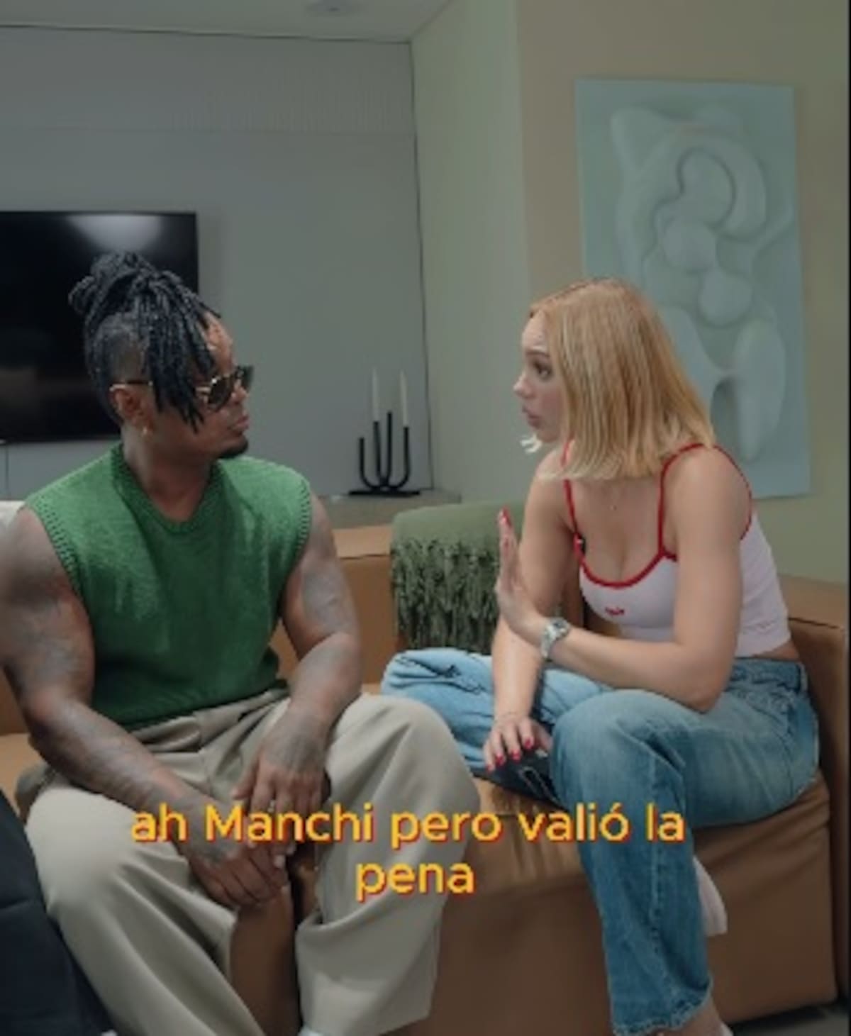 Andrea Valdiri se sincera tras la nueva canción de Mr. Black. //Foto: captura de video.