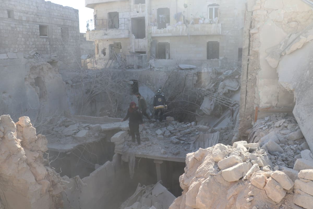 Bombardeos de Siria contra territorio de los rebeldes. //EFE