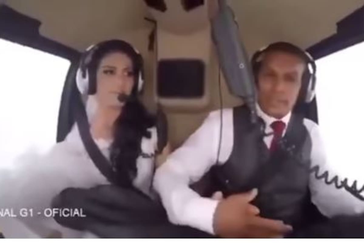 Video: quería sorprender a su novio llegando a la boda en helicóptero y perdió la vida