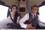 Video: quería sorprender a su novio llegado a la boda en helicóptero y perdió la vida