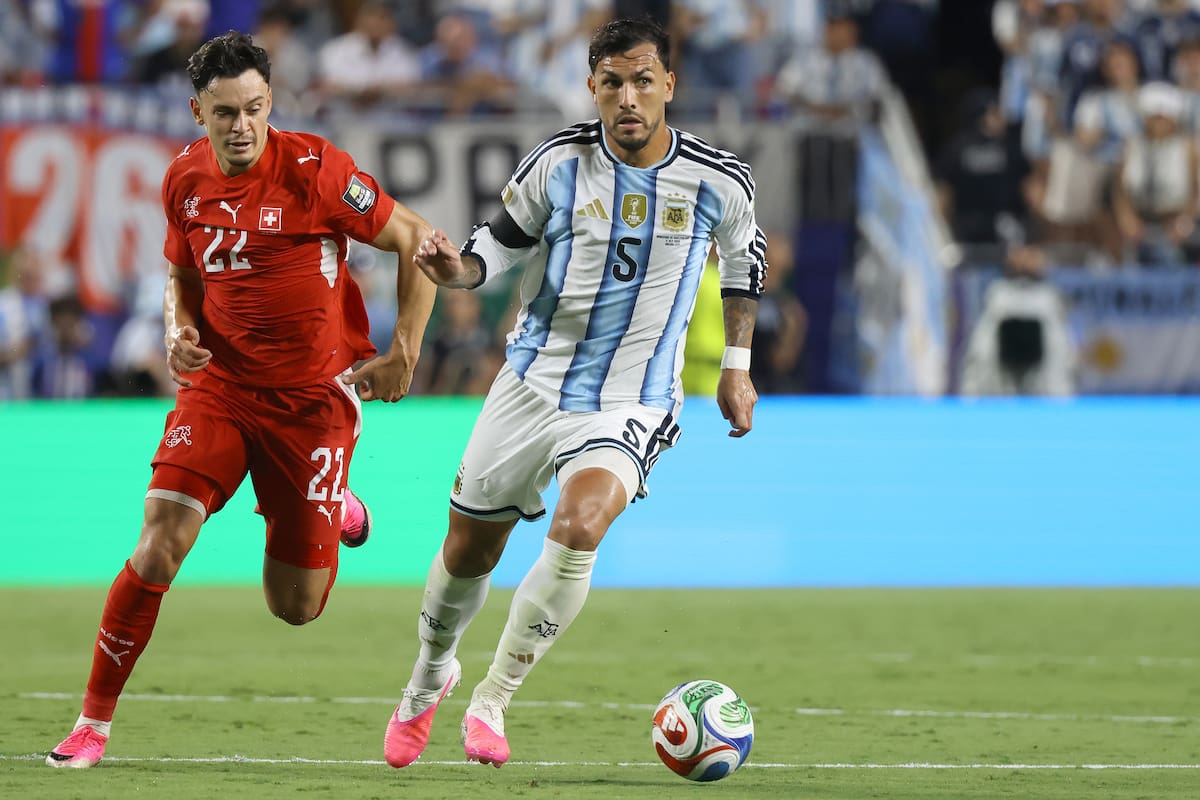 Leandro Paredes, mediocampista de la Selección de Argentina. //Foto, EFE: Kenneth Fernández