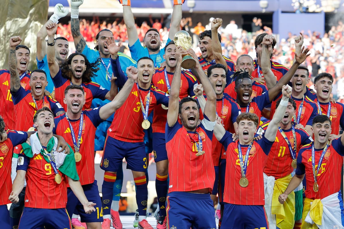 España se consagró campeona del Mundial. //Foto, EFE: Lavandeira Jr