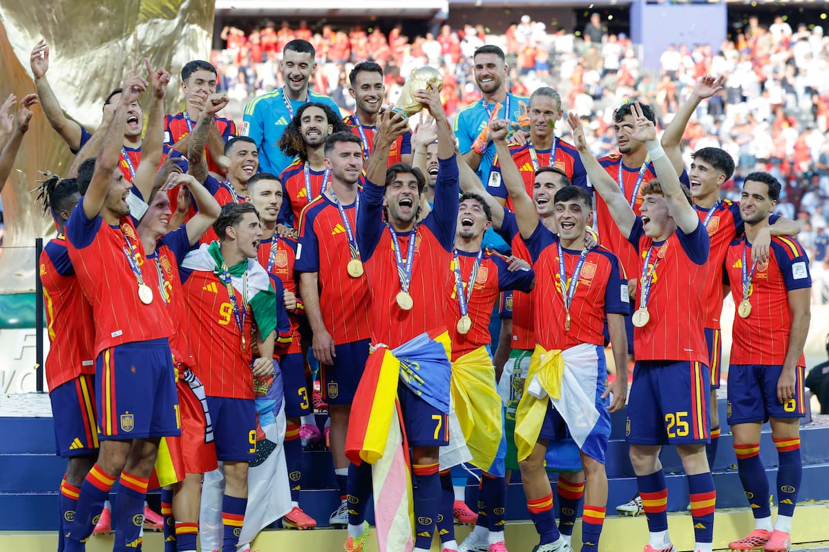 España logra un récord histórico en los Mundiales de fútbol. // Foto: EFE/ Lavandeira Jr.