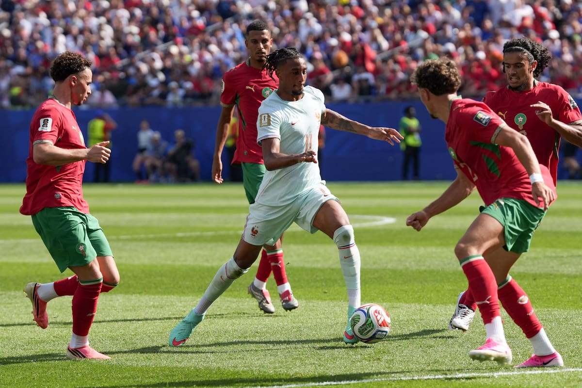 Michael Olise no ha marcado goles en el Mundial, pero sí ha asistido. //Foto, EFE: Ángel Colmenares