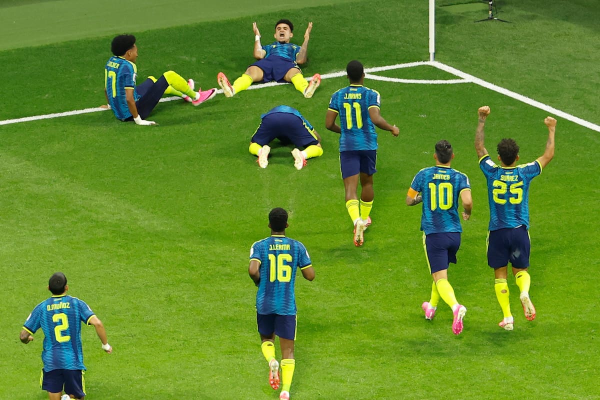 Colombia le ganó a Uzbekistán con garra y corazón. //Foto, EFE: Sashenka Gutiérrez