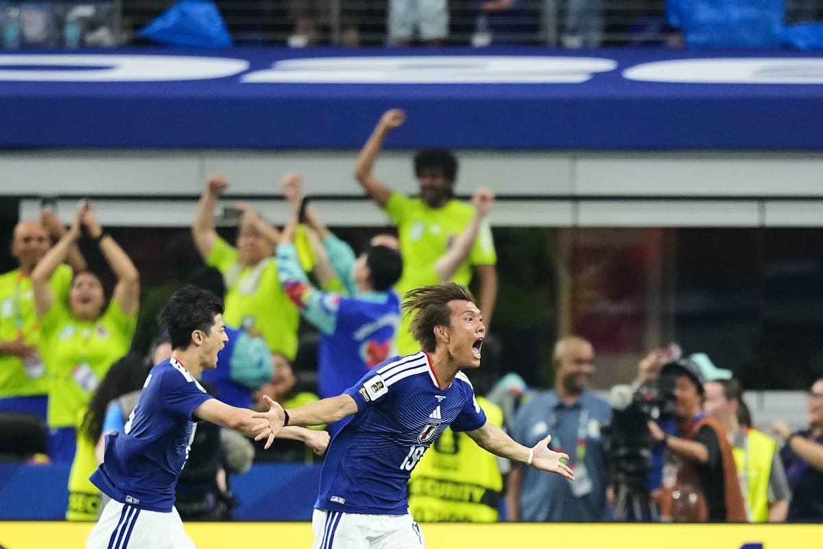Video: gol de taco le está dando la victoria a Japón ante Túnez en el Mundial 2026