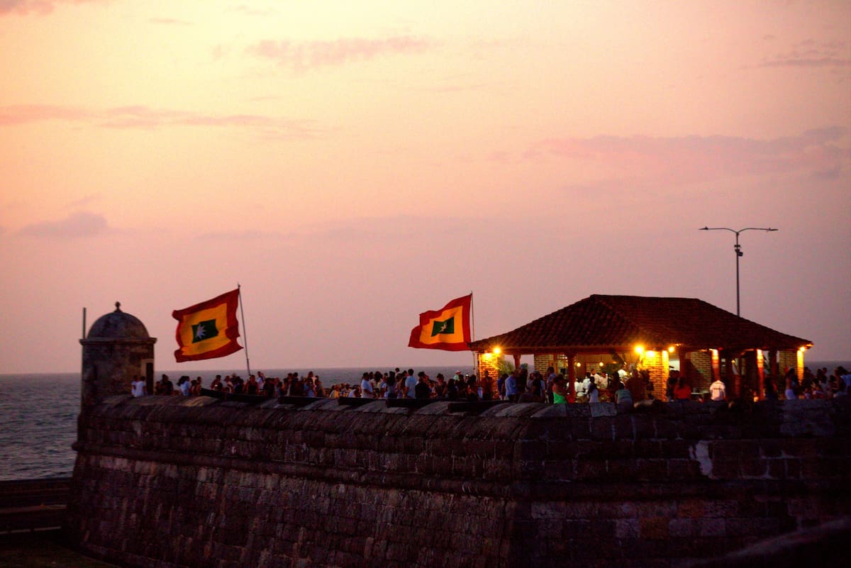 Tramo de las Murallas en el Centro Histórico de Cartagena. // Foto: El Universal.