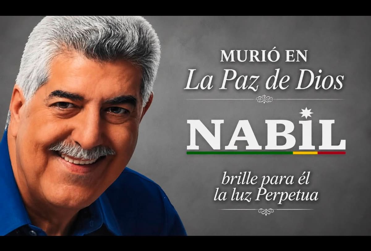 Nabil Báladi falleció. //Foto: cortesía.