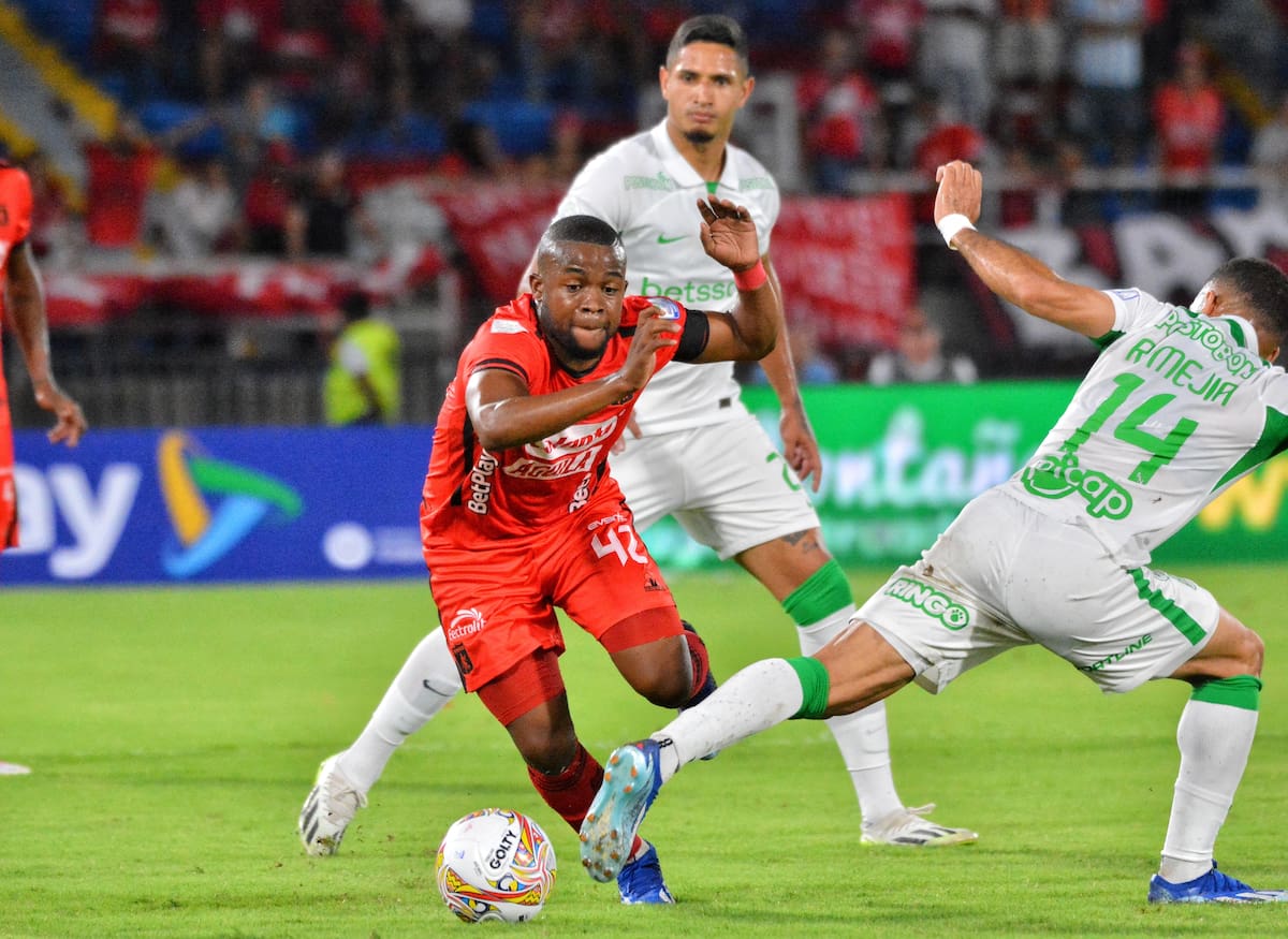 El América de Cali y el Atlético Nacional juegan la fecha dos de la Liga Betplay. //Colprensa
