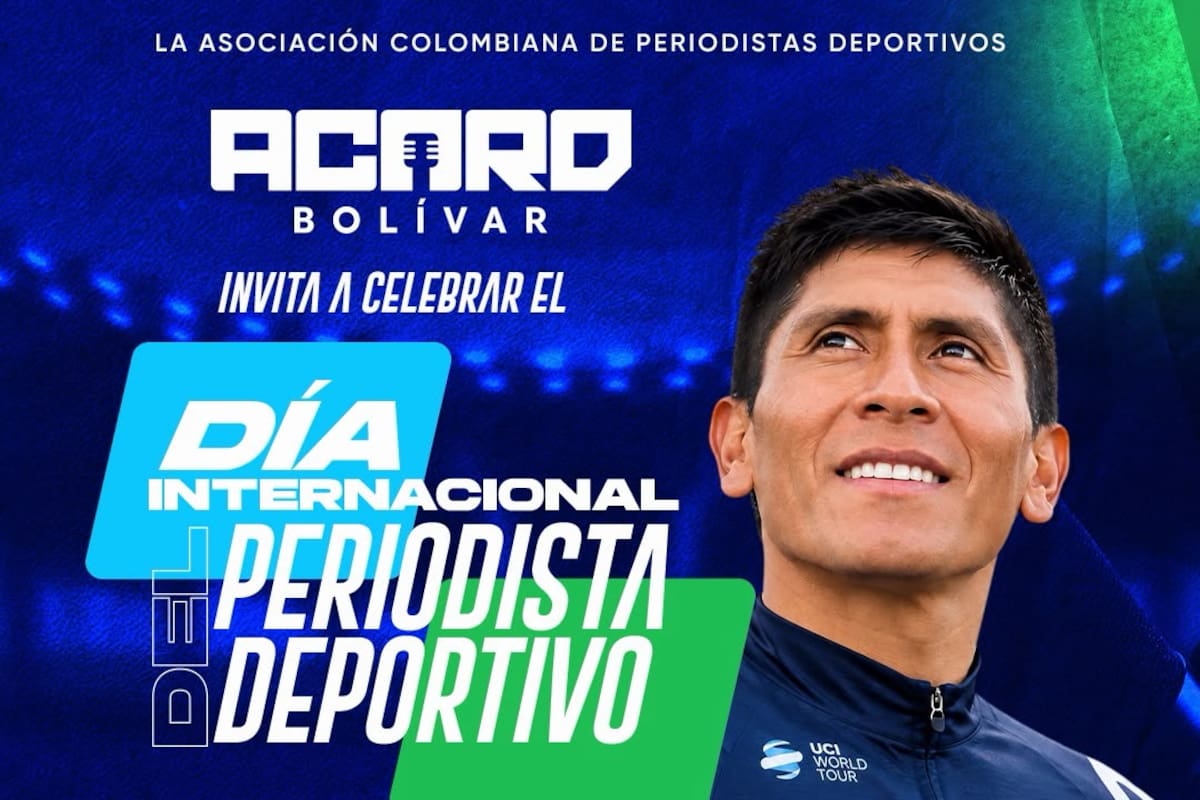 ACORD Bolívar celebrará el día del periodista deportivo con Nairo Quintana
